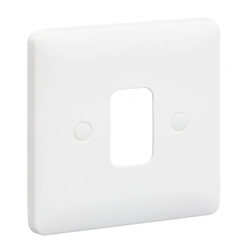 MK Base MB3631WHI 1 Gang 1 Module Grid Plate(Compatible with MK Grid Plus)