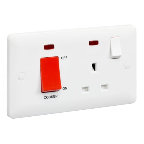 MK Base MB5061WHI 45a DP Cooker Control Unit+Neon