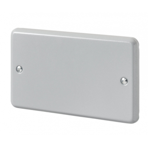 MK K3369ALM 2 Gang Metalclad Blanking Plate