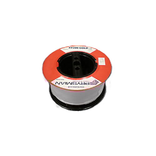 Prysmian 4.0mm FP200 2 Core & Earth White Fire Resistant Cable (100m)