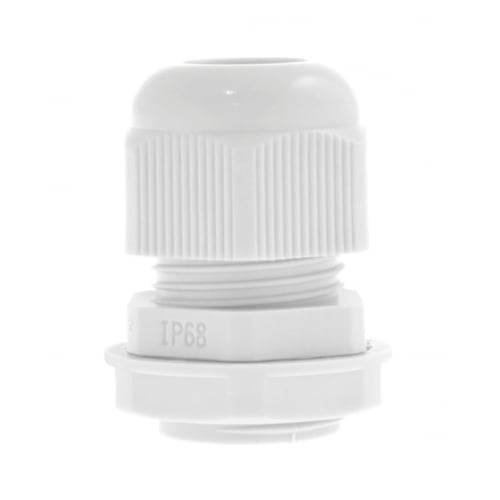 Unicrimp QCGM63WHI 63mm White 34-44mm IP68 Nylon Gland+Washer+Nut