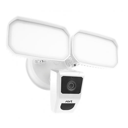 ESP ECSPCAMFLW Wifi Security Camera Twin Flood White