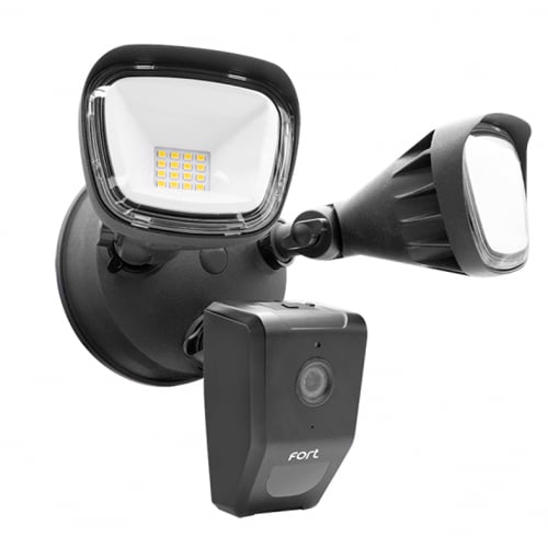 ESP ECSPCAMSLB Wifi Security Camera Twin Flood Black