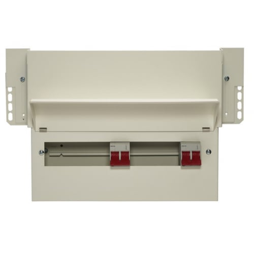 Wylex F43NMHIIX12DT 12 Way 100A Dual Tarrif 430mm Metal Skeleton Unit
