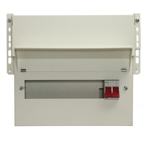 Wylex FALNM1106L 11 Way 100 Amp DP 320mm Metal Cased Skeleton Unit