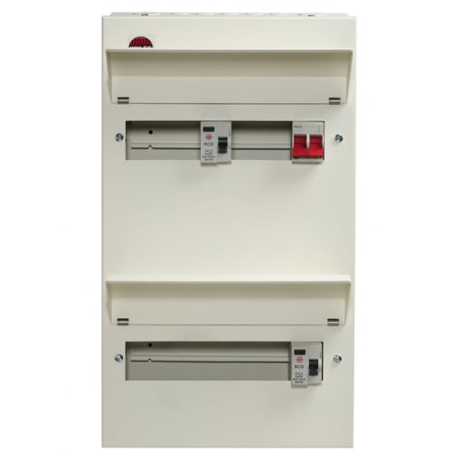 Wylex NMDRS20SSLMHIA 20way Split Load Metal Consumer Unit