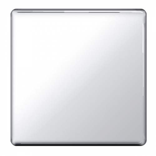 BG FPC94-01 1 Gang Blank Plate Polished Chrome