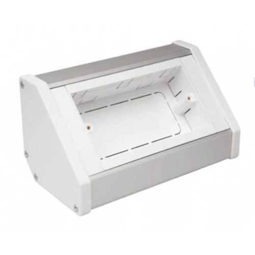 Marco MTBU2 2 Gang Grey Aluminium Single Sided Bench Pedestal Unit