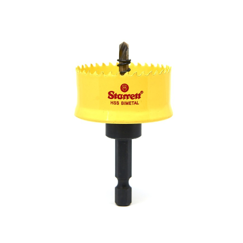 Starrett CSC40 40mm Smooth cutting holesaw complete with arbor
