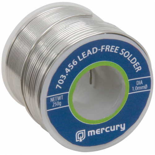 AVSL 703.456UK Lead free Solder 1.0mm 250g reel