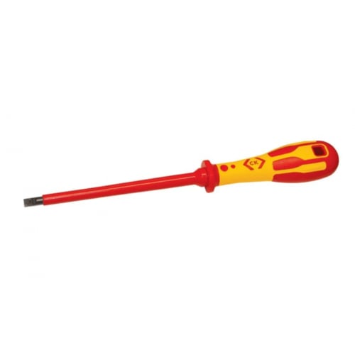CK Tools T49144-080 M8x175mm Slotted VDE Screwdriver