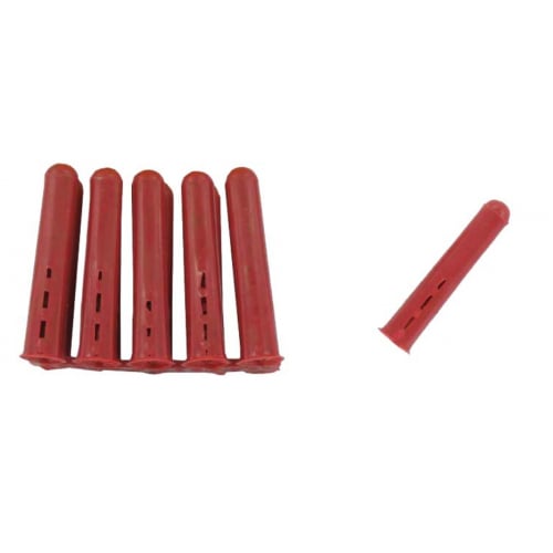 Deligo MPRED Red Wall Plug Box of 100 Drill Size 5.5mm