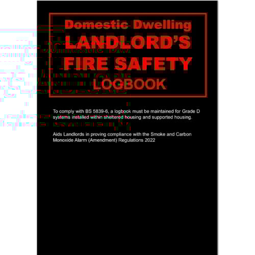Docs Store LBLFS19 Landlords Fire Safety Log Book