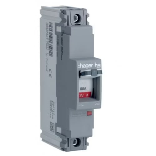 Hager HDA078Z 80a SP 18ka MCCB