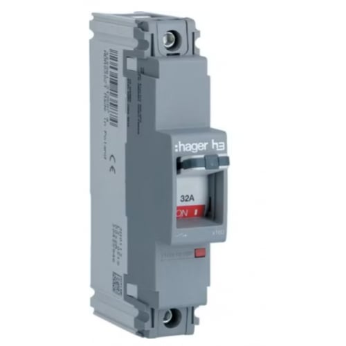 Hager HDA030E 32a SP 18ka MCCB
