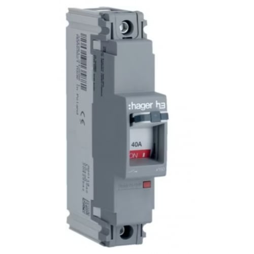 Hager HDA038Z 40a SP 18ka MCCB