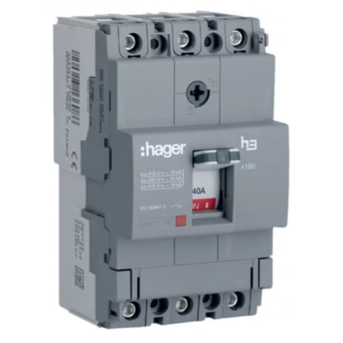 Hager HDA040Z 40a TP 18ka MCCB