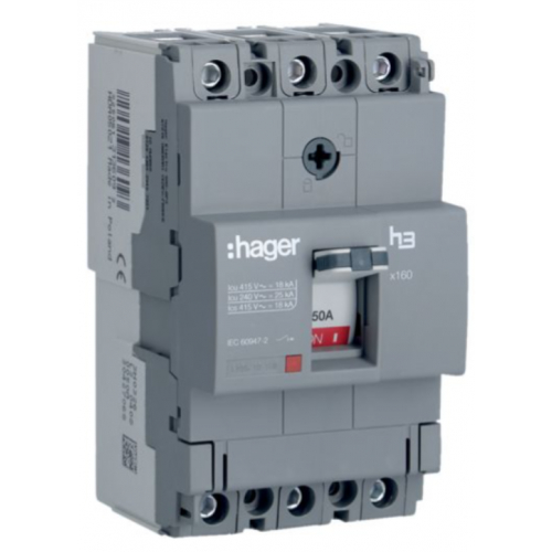 Hager HDA050Z 50a TP 18ka MCCB