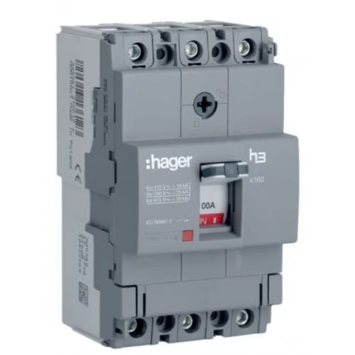Hager HDA100Z 100a TP 18ka MCCB