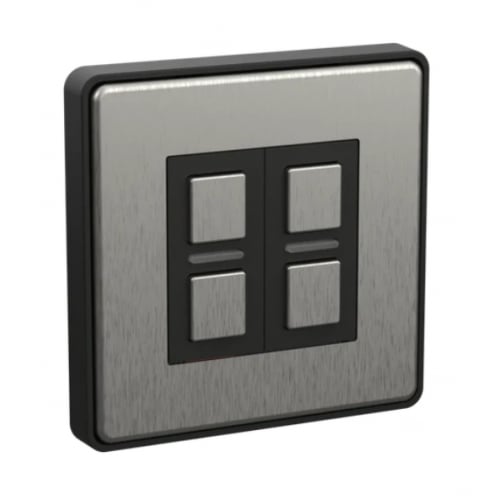 Lightwave LP52SS 2 Gang Wire Free Smart Dimmer Stainless Steel