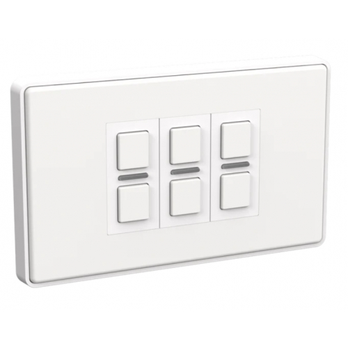Lightwave LP53WH 3 Gang Wire Free Smart Dimmer White