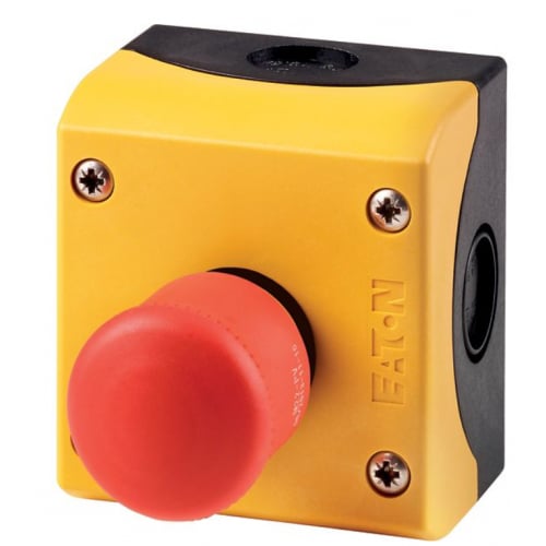 Eaton Moeller 216525 M22-PV/KC11/IY Emergency Stop Station