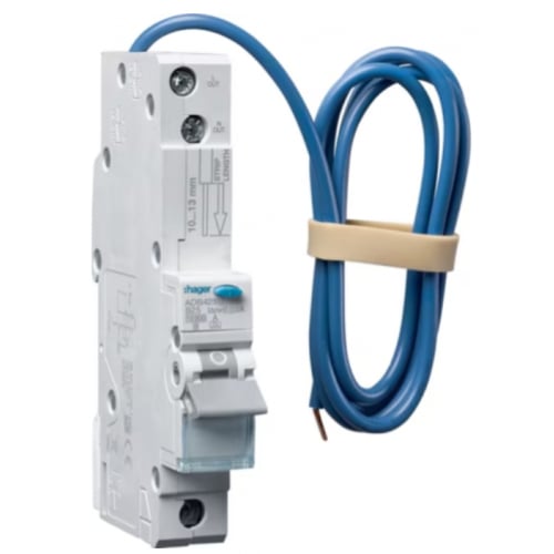 Hager ADB425U 25a 30ma 10ka Type B RCBO