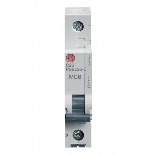 Wylex PSBL25C 25 Amp Type C 10kA Single Pole MCB