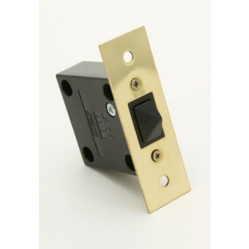 Jeani 141WB 2amp 240volt Brass Push To Break Flush Door Switch