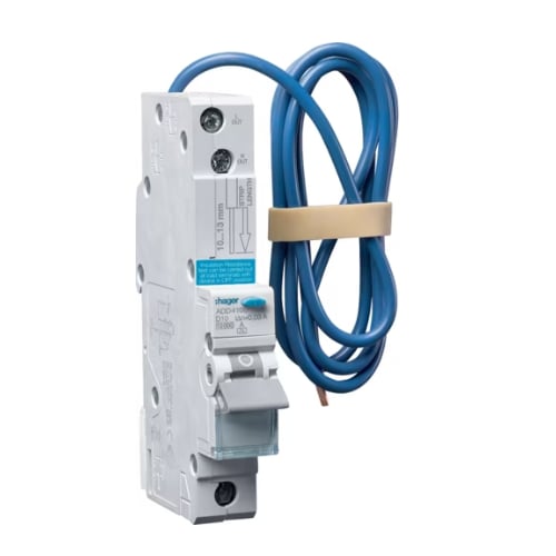 Hager ADD416U 16a 30ma 10ka Type D RCBO