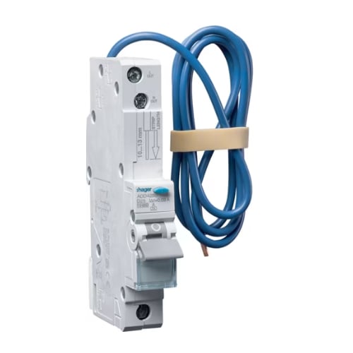 Hager ADD425U 25a 30ma 10ka Type D RCBO