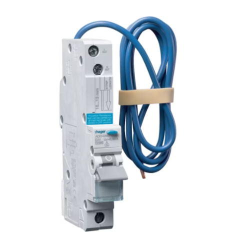 Hager ADD420U 20a 30ma 10ka Type D RCBO