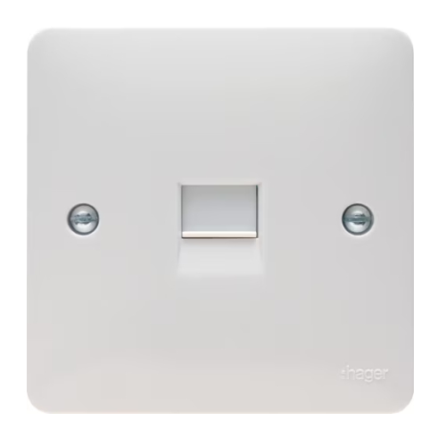 Hager WMBTS BT Slave Telephone Socket