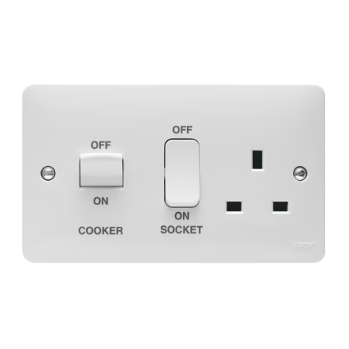 Hager WMCC50 45a Cooker Control Unit