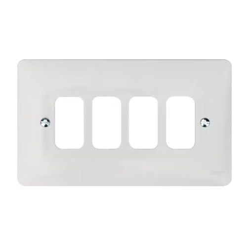 Hager WMGP4 4 Gang Grid Plate