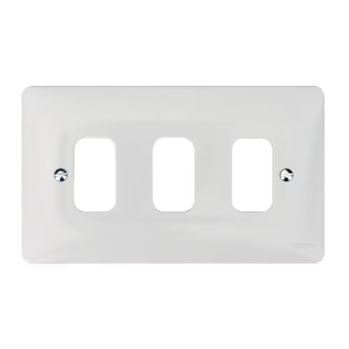 Hager WMGP3 3 Gang Grid Plate