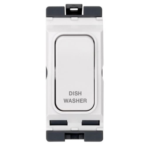 Hager WMGSDP2/DW 20a DP Grid Switch*Dish Washer*
