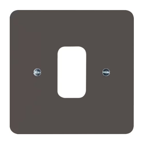 Hager WMGP1G 1 Gang Grid Plate Grey