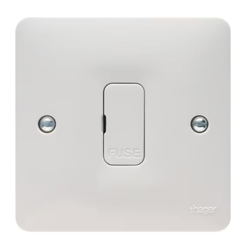 Hager WMSU83 13a DP Unswitched Spur