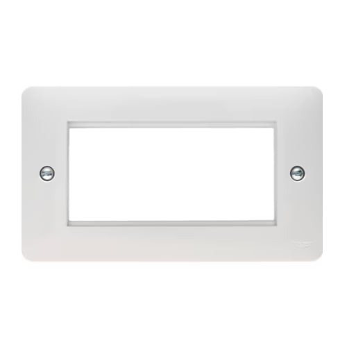 Hager WMP4EU 4 Module Euro Plate
