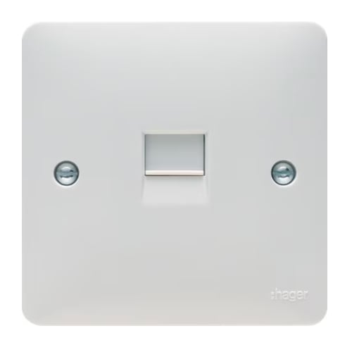 Hager WMRJ45 1 Gang RJ45 Socket