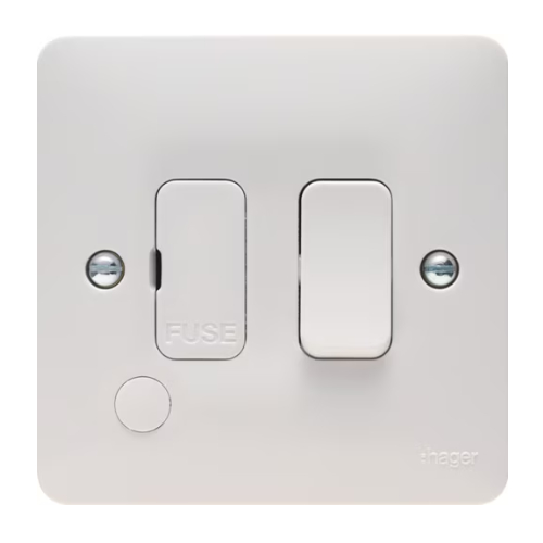 Hager WMSSU83FO 13a DP Switched Spur + Flex Outlet