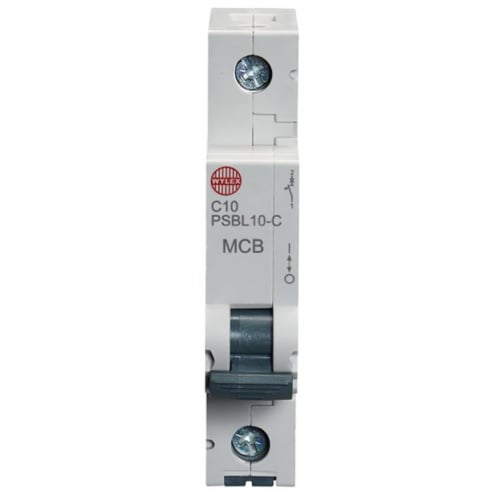 Wylex PSBL10-C 10 Amp Type C 10kA Single Pole MCB