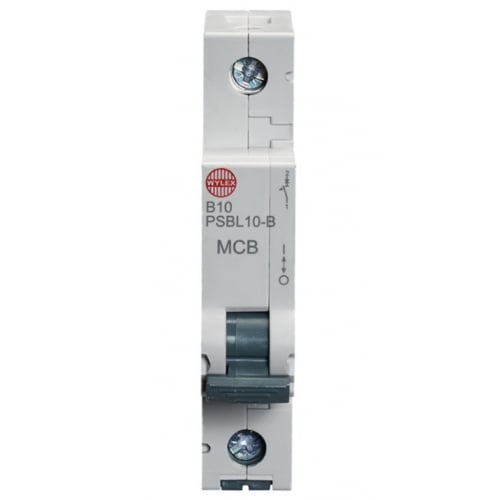 Wylex PSBL10-B 10 Amp Type B 10kA Single Pole MCB