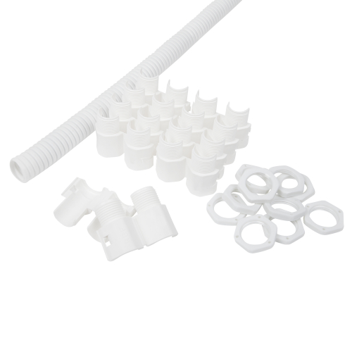 Ronbar PP25CPWH 25mm x 10 metre white contractor pack complete with 10 glands