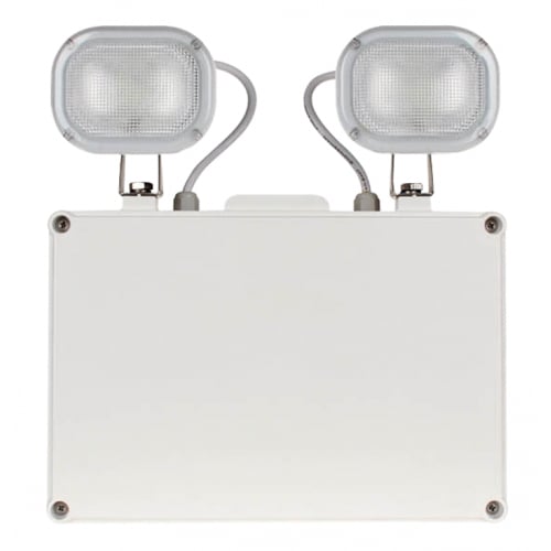 ESP D1102SWH Twin Spot Switchable Selftest IP65 White