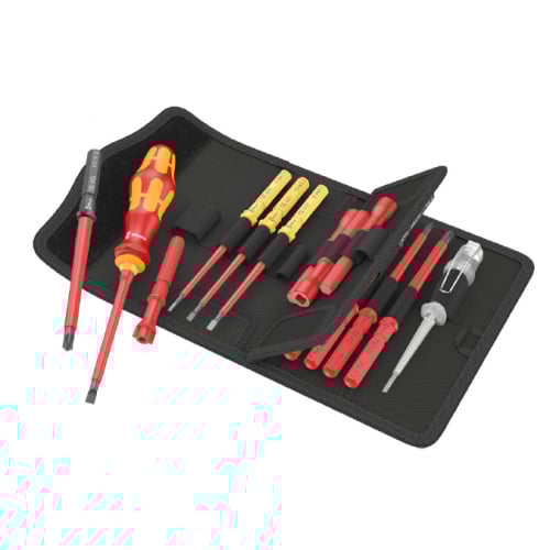 Wera 05006613001 KK VDE 18 TIE Universal 1 - 18 Piece VDE Screwdriver Set