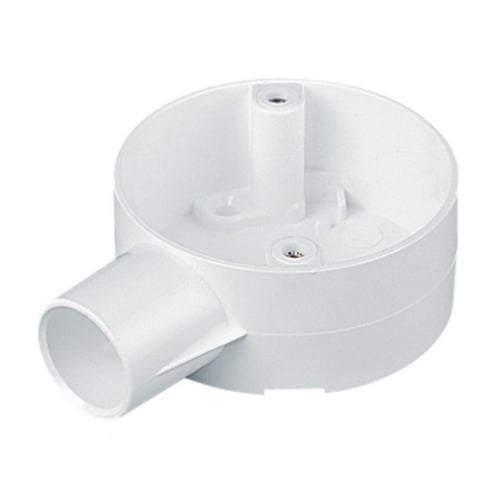 Marshall Tufflex 3MRB2WH 25mm White 1 Way Terminal Besa Box