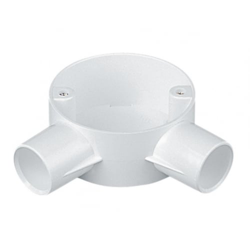 Marshall Tufflex 3MRB4WH 25mm White 2 way Besa Angle Box