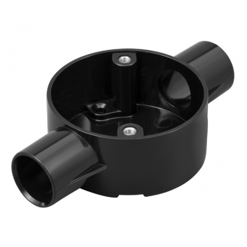 Marshall Tufflex 2MRB3BK 20mm Black 2 Way Through Besa Box